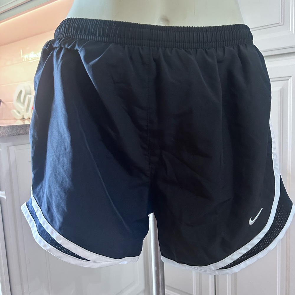 Nike Black and White Athletic Shorts Lightweight Performance